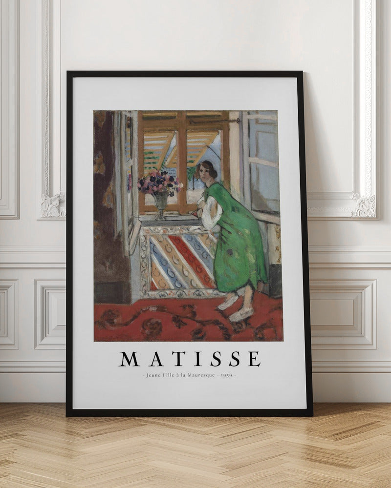 Artwork Jeune Fille a La Mauresque 1949 -inches
