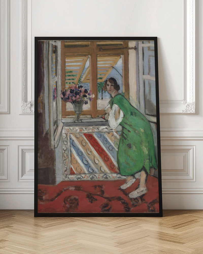 Artwork Jeune Fille a La Mauresque Original 1949 -inches