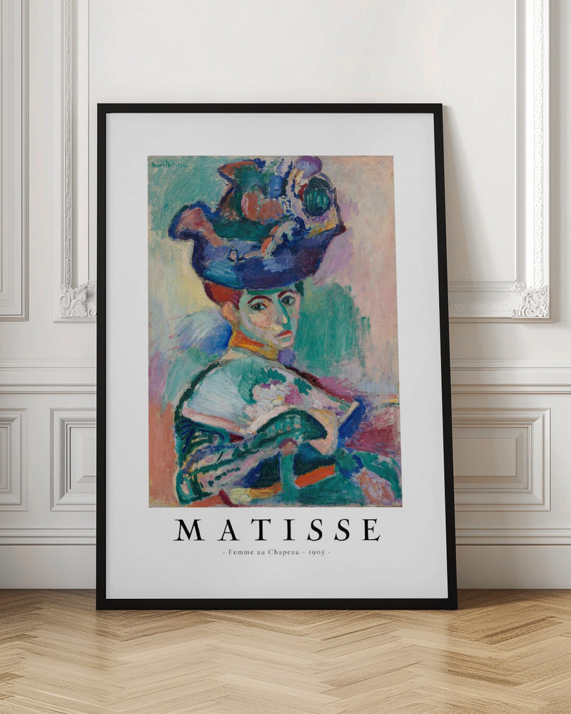 Artwork Woman With Hat 1905 -inches