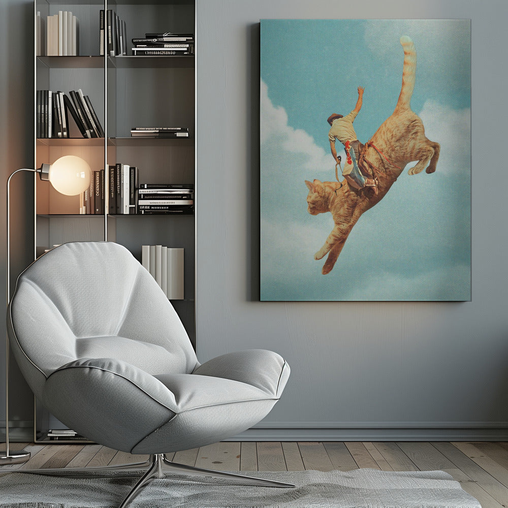 Meehaw Rodio Cat Wall Artwork 0