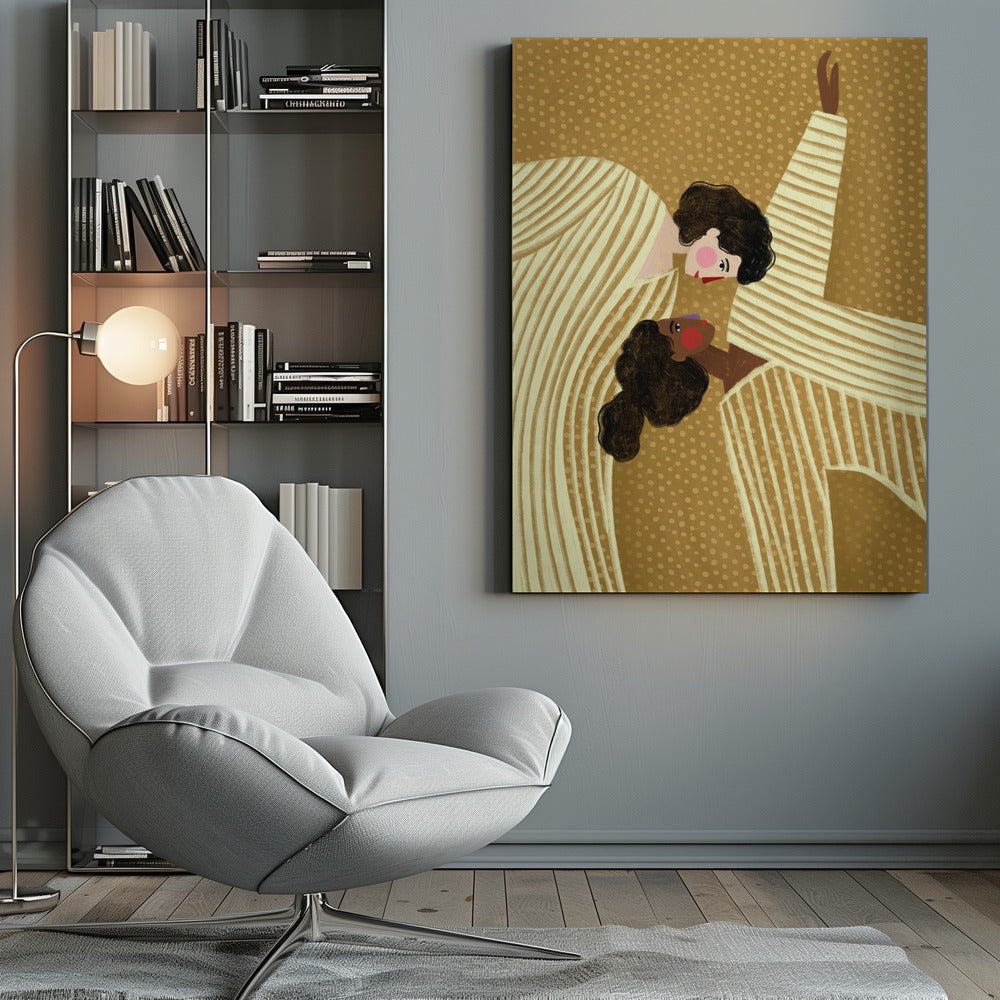 Two Line Women Wall Artwork 0