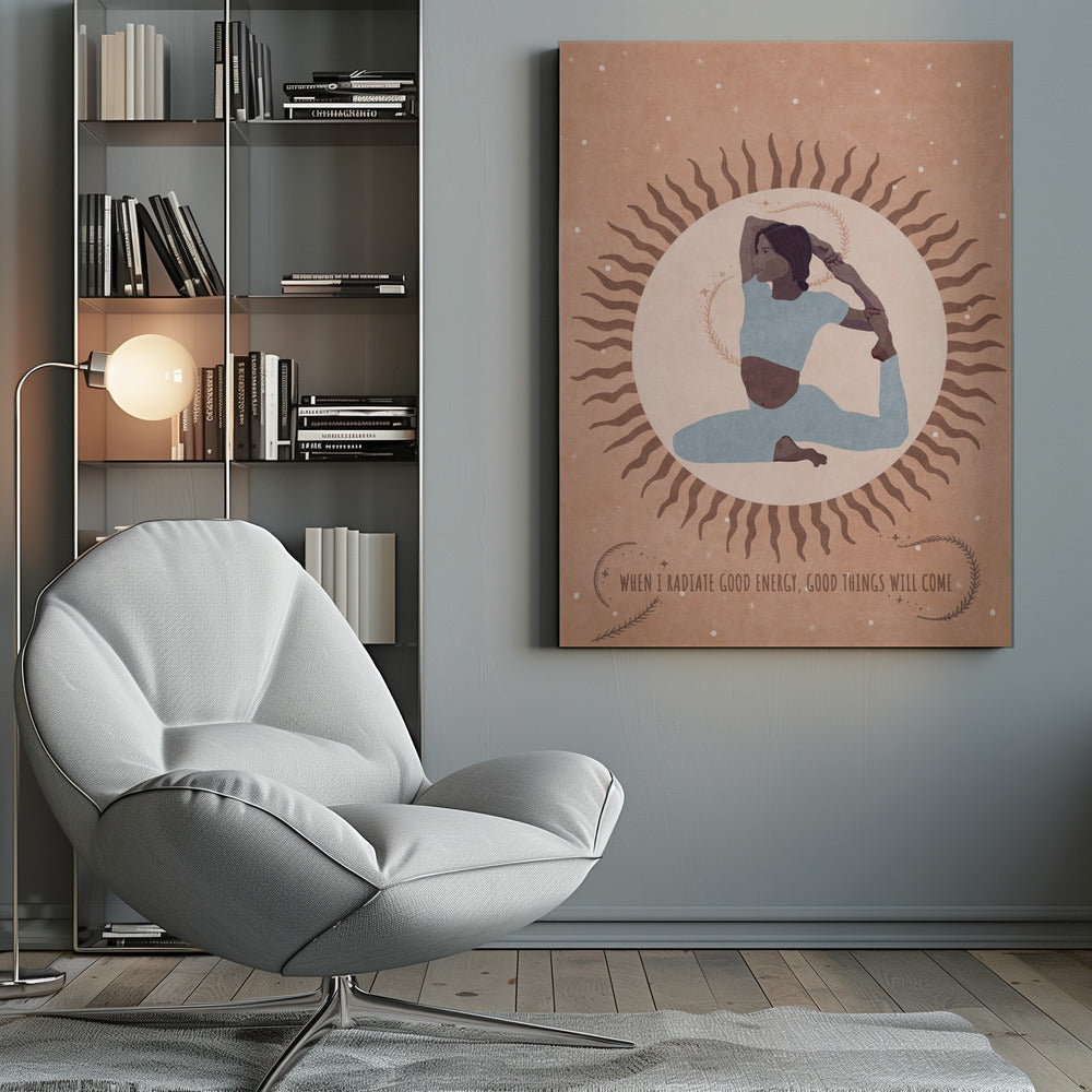 canvas prints Spiritual Feminine Energy, Sun, Moon.inches-