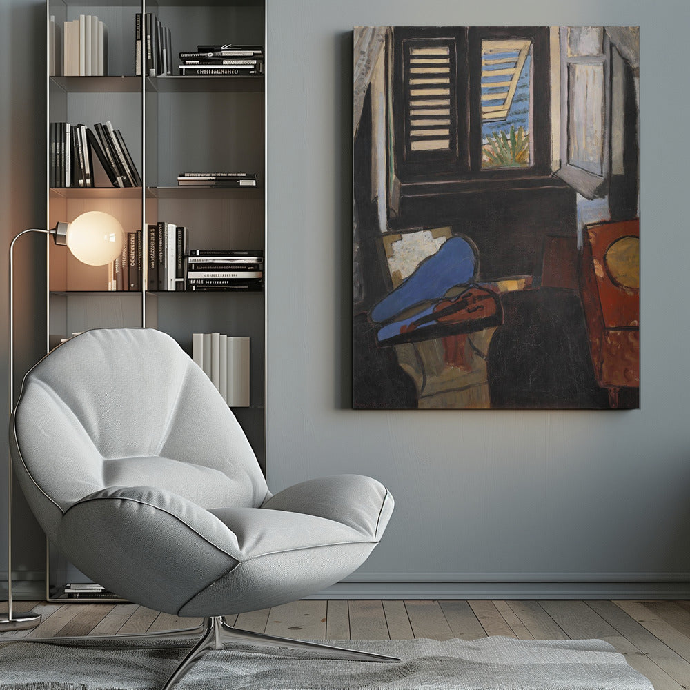 Artwork Intérieur Au Violon 36X48-inches