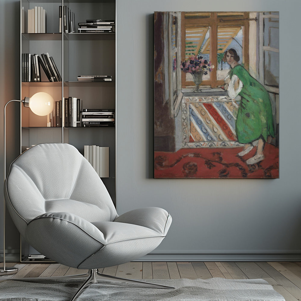 Artwork Jeune Fille a La Mauresque Original 1945 36X48-inches