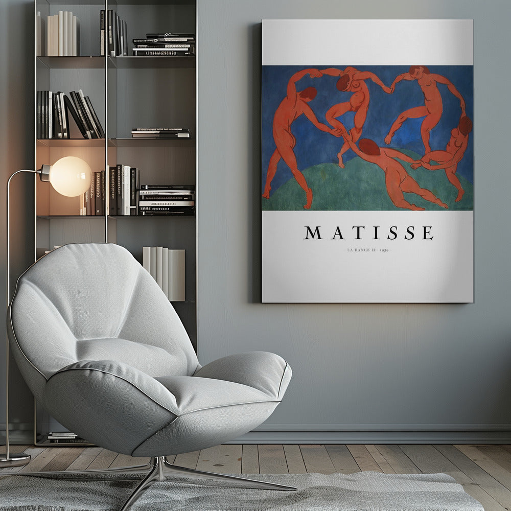 Artwork La Danse II By Henri Matisse 36X48-inches