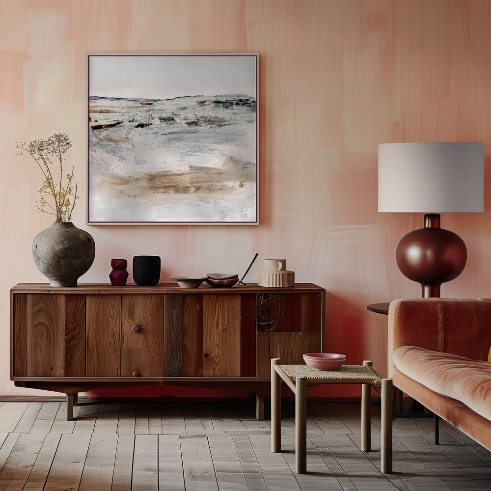 August No3 Abstract Waves Wall Artwork 0