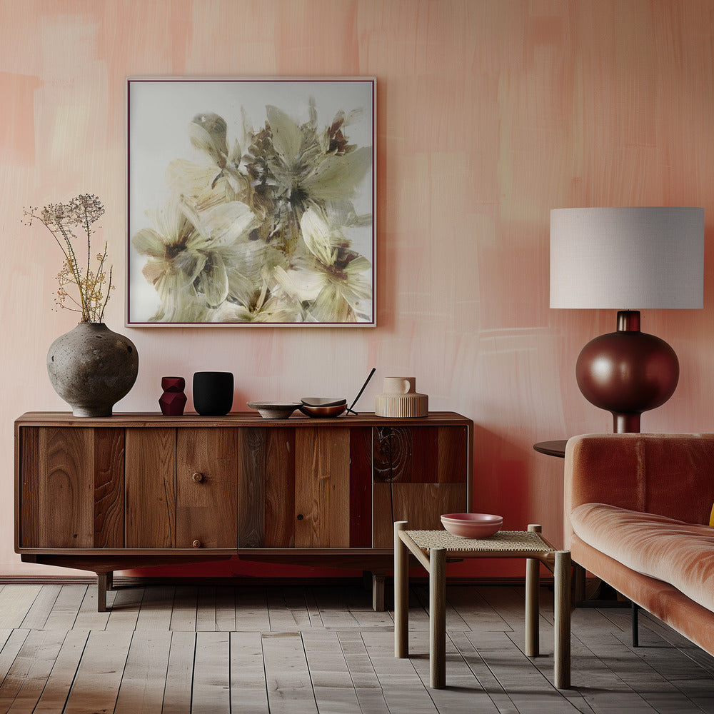Hill Flowers Wall Artwork 0