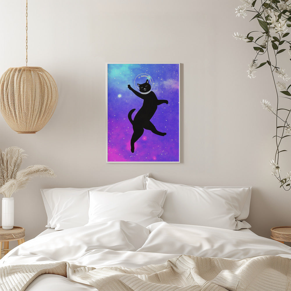 canvas prints Happy Space Catinches-