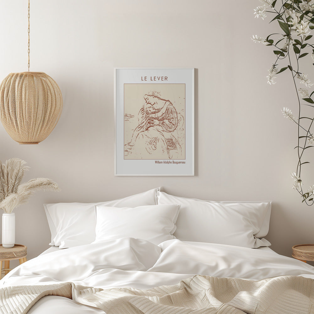 canvas prints Line Art Minimalist – Le Lever (1865)inches-