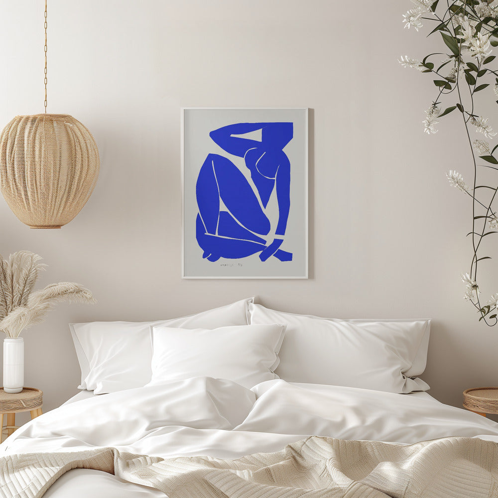 Artwork Nudo Blu III 1952 16X20-inches