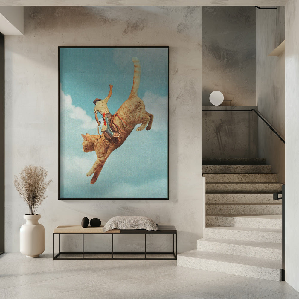 Meehaw Rodio Cat Wall Artwork 0
