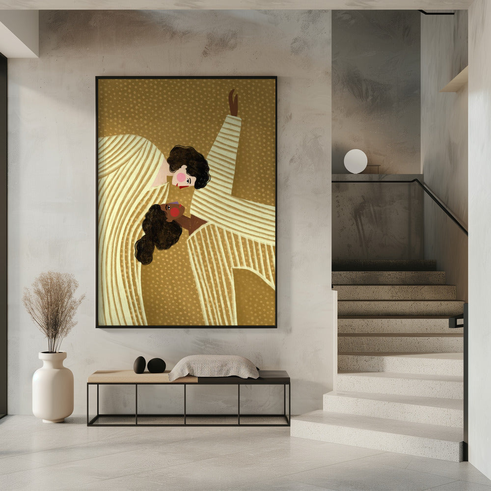 Two Line Women Wall Artwork 0