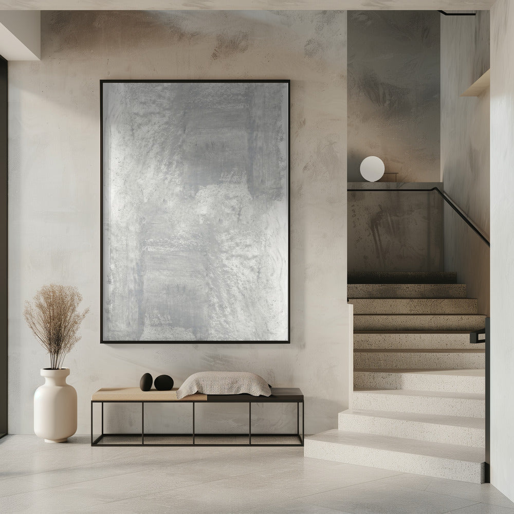 Artwork- Monotone Textures 7-36X48inches-Gallery Wrapped (Ready to Hang)