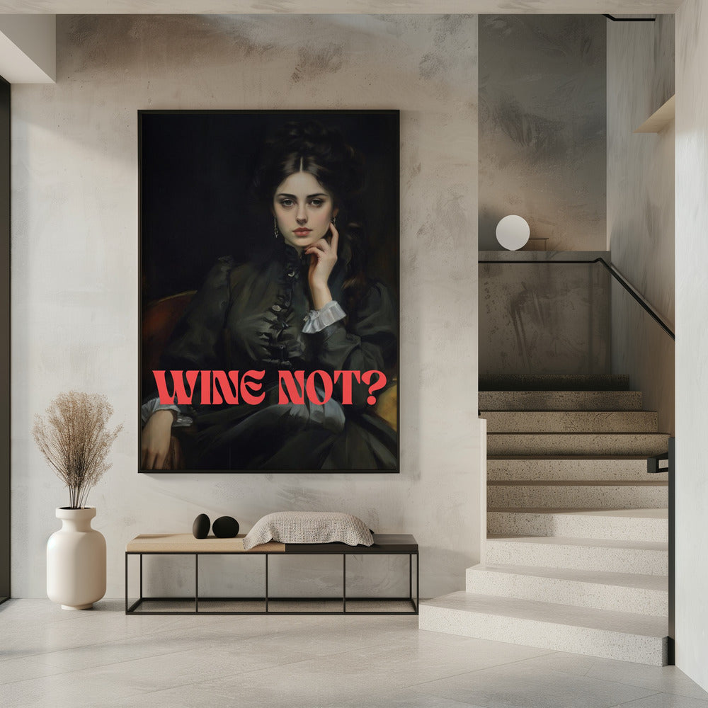 canvas prints Wine not?16X20inches- Unframed
