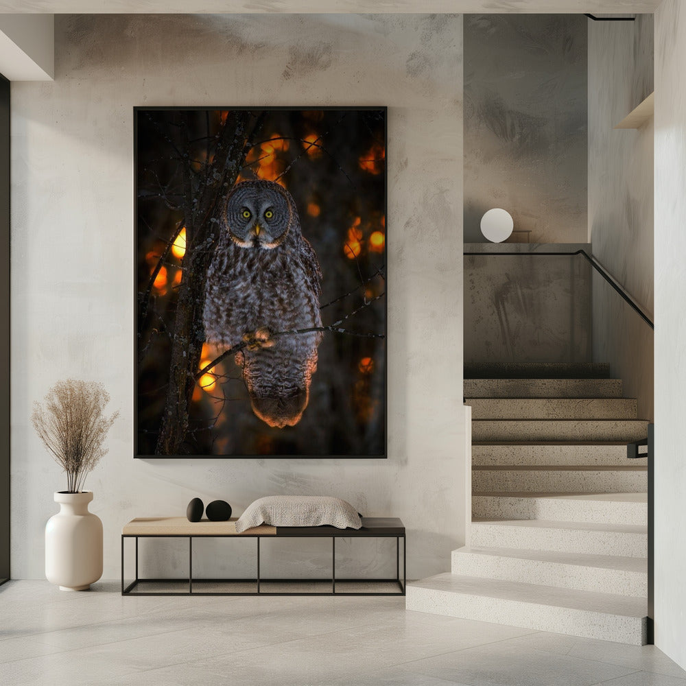 Wall art Solemn Sunset-16X20inches-Gallery Wrapped (Ready to Hang)