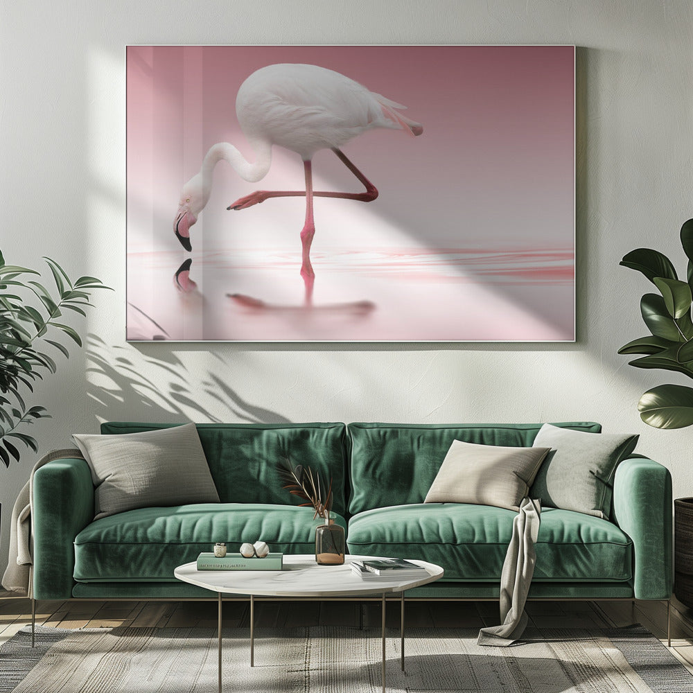 Artwork Flamingo20X16inches- Unframed