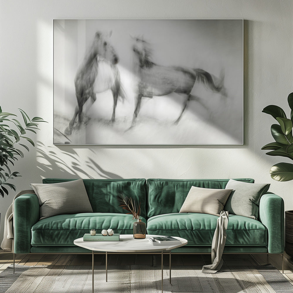 Artwork- Shivers-36X24inches-In White Floating Frame
