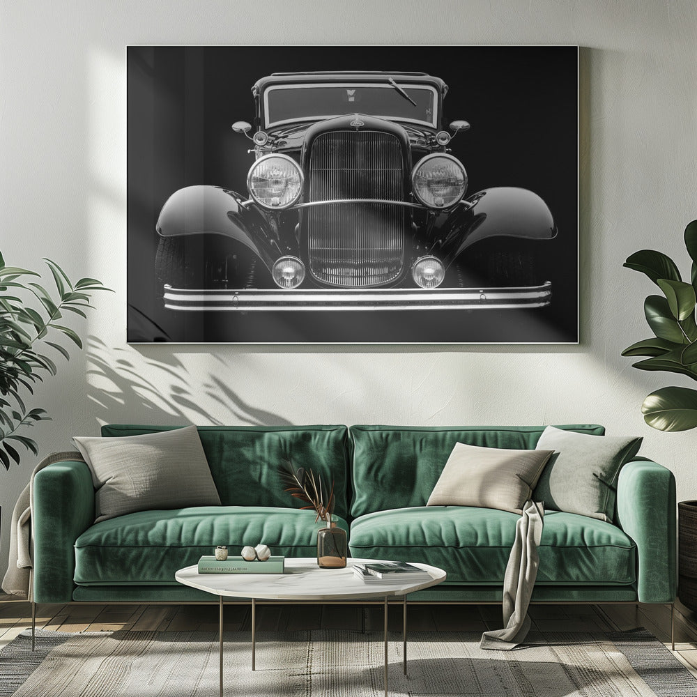 Artwork- Ford.-48X36inches-In Black Floating Frame