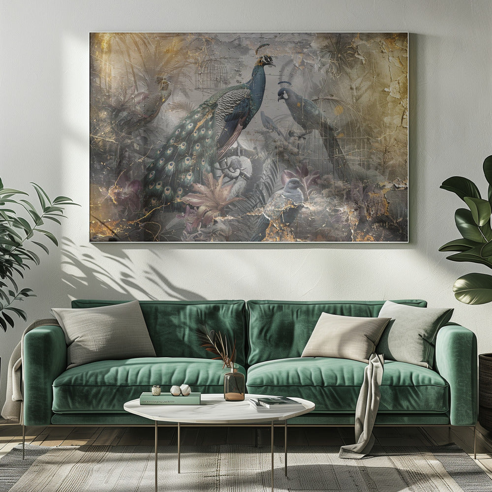 Bird Birds Animal Vintage Art Illustration Wallart 18 Wall Artwork 0