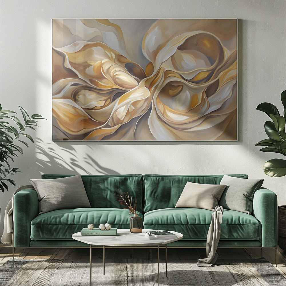 Artwork Ethereal Desert Waves20X16inches- Unframed