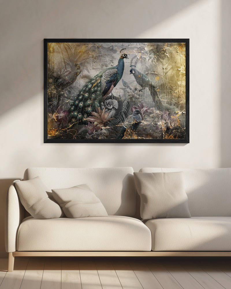 Bird Birds Animal Vintage Art Illustration Wallart 18 Wall Artwork 0