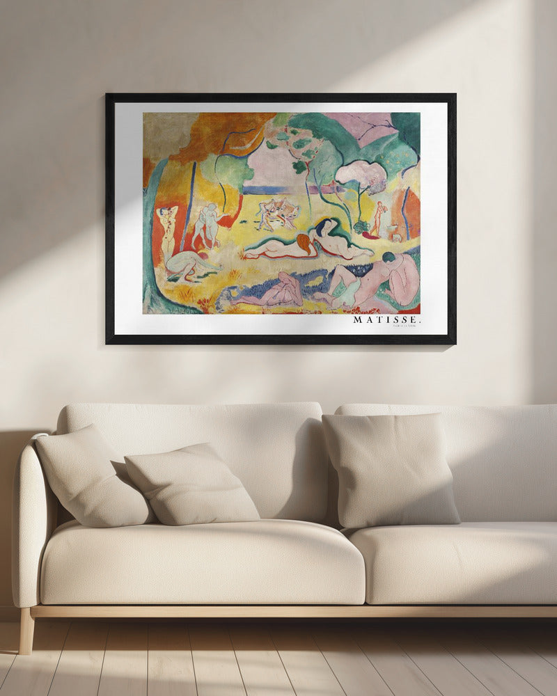 Artwork La Joie De Vivre, With Boarder 48X36-inches
