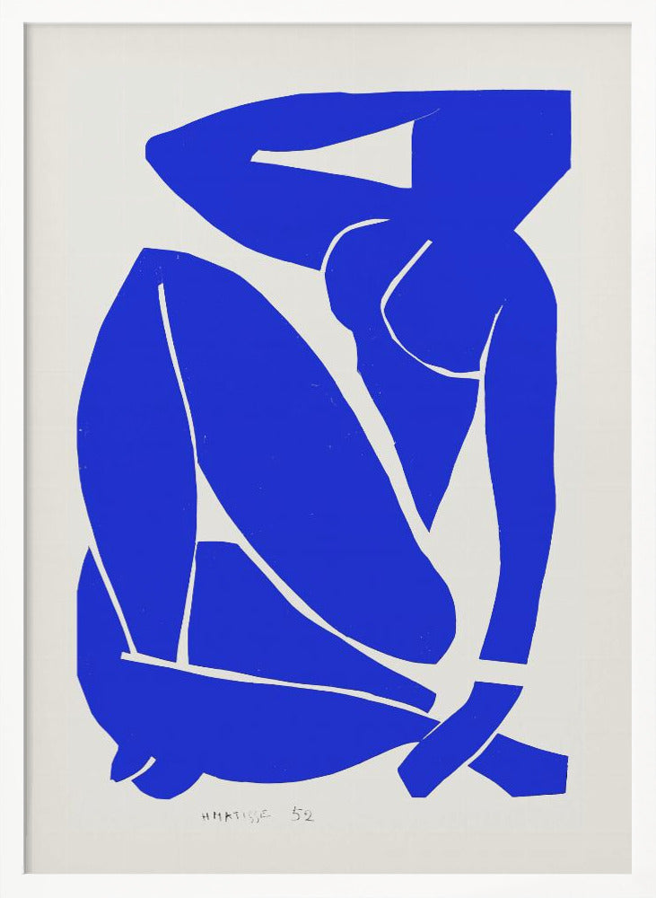 Artwork Nudo Blu III 1952 36X48-inches