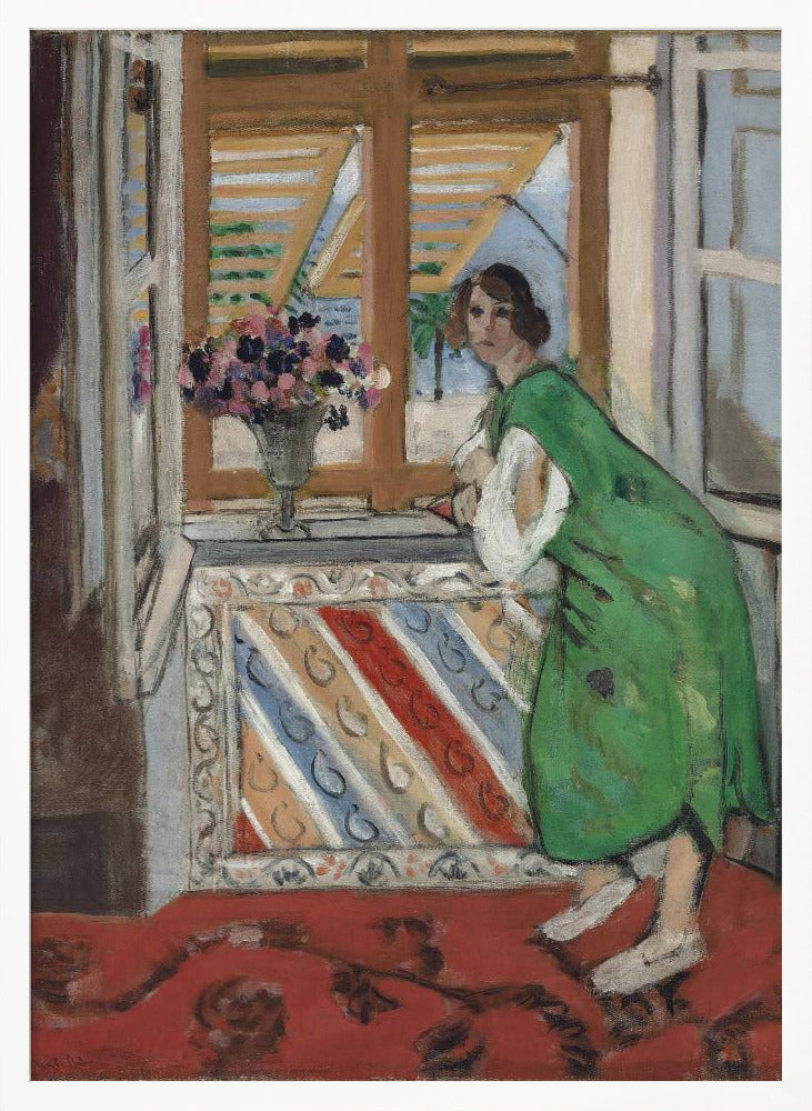 Artwork Jeune Fille a La Mauresque Original 1946 36X48-inches