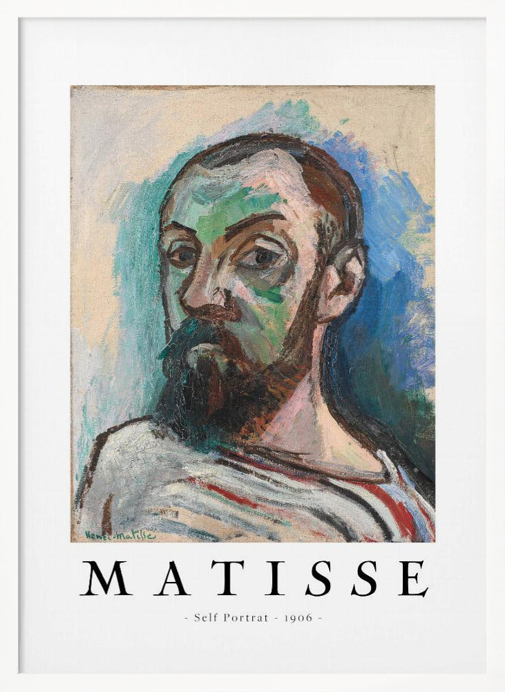 Artwork Self Portrait 1906 Poster 36X48-inches