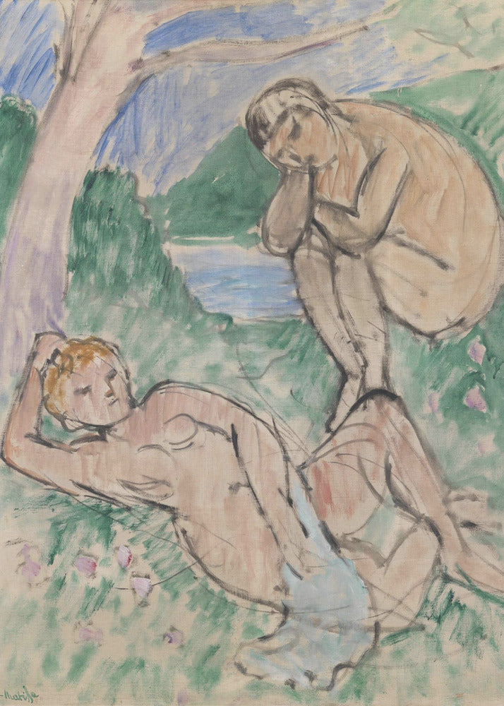 Artwork Baigneurs -inches