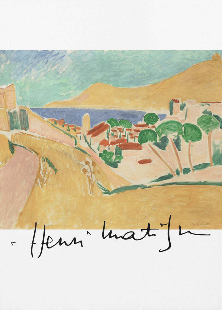 Artwork Collioure En Aout Autographed -inches