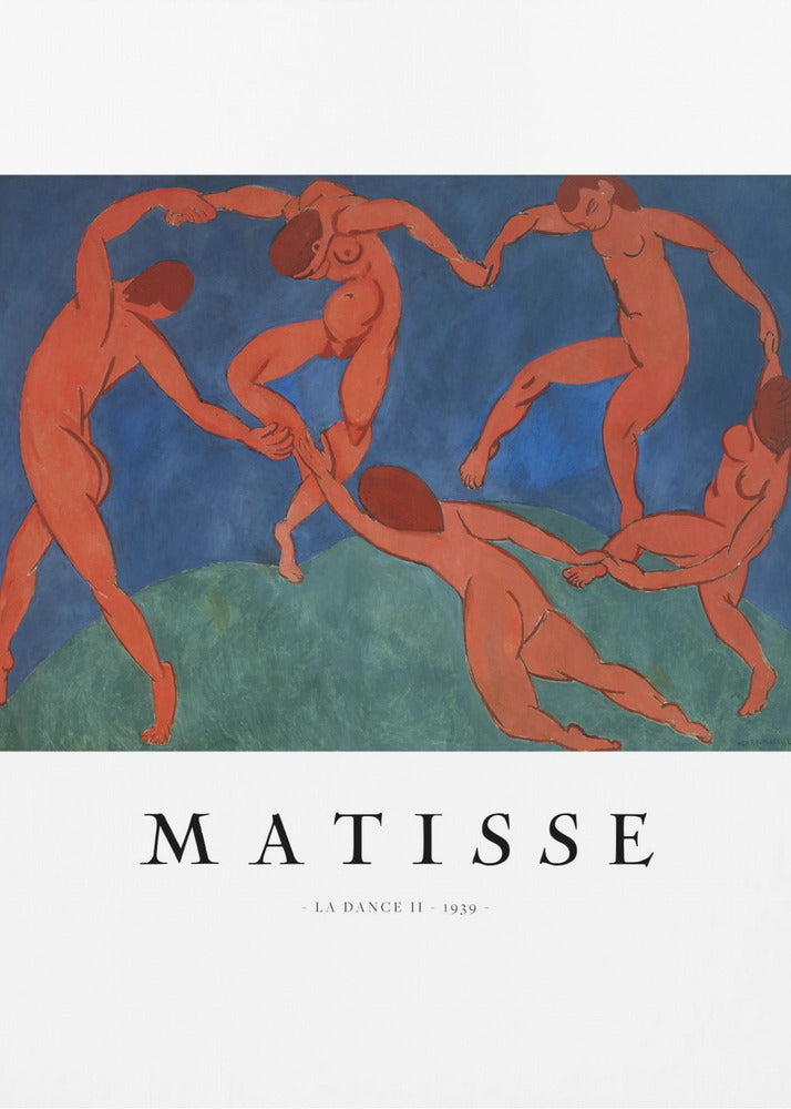 Artwork La Danse II By Henri Matisse -inches