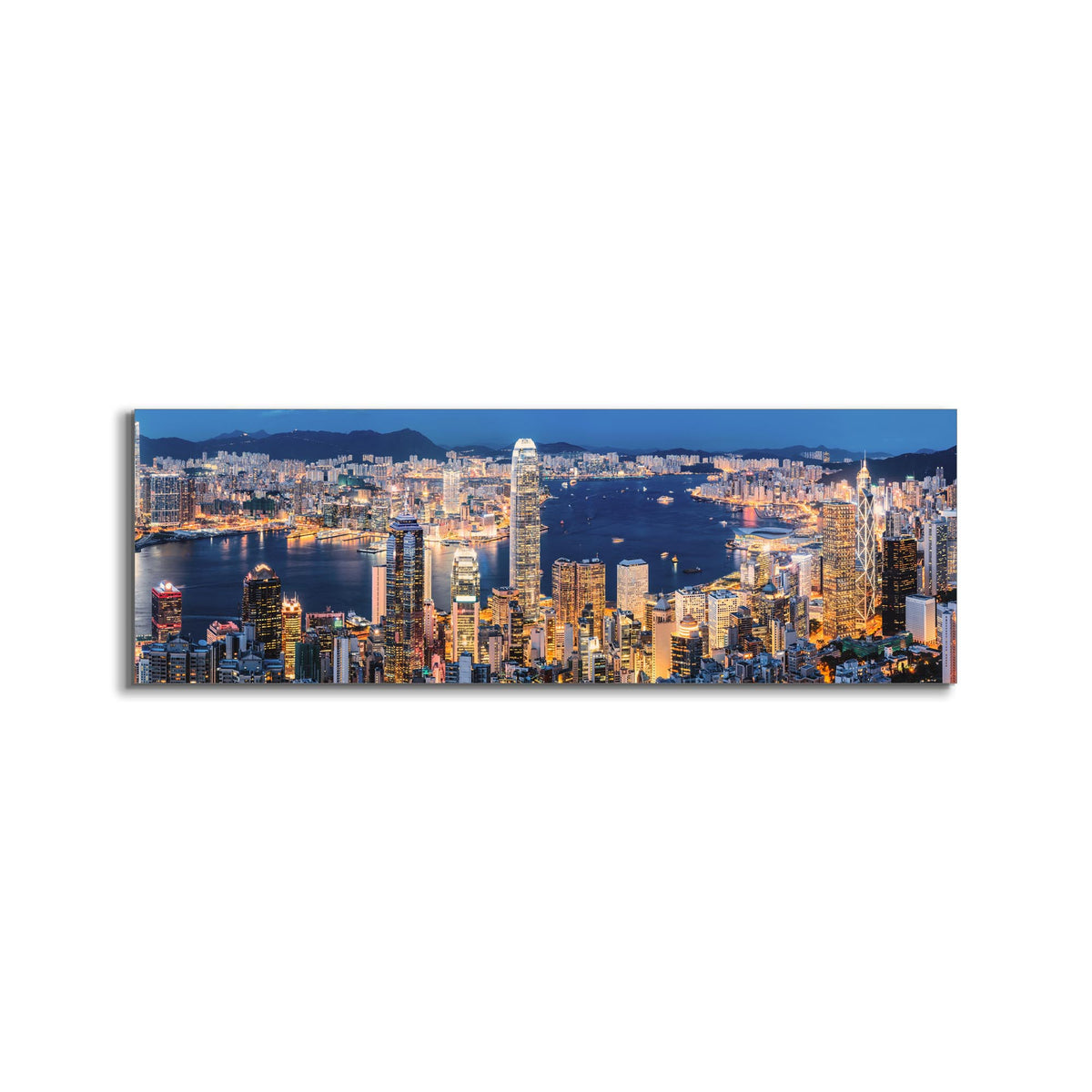 Canvas Print Hong Kong Skyline Wall Art