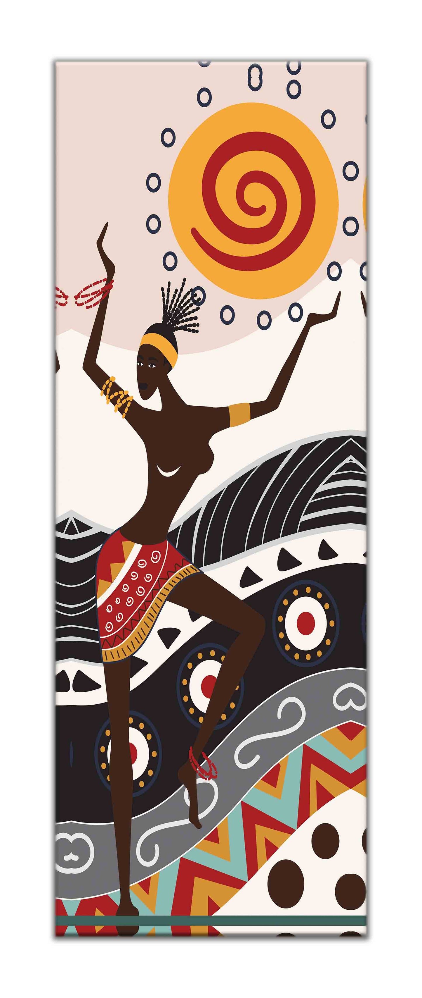 Fine Art- Canvas of African Lady-Wall decor