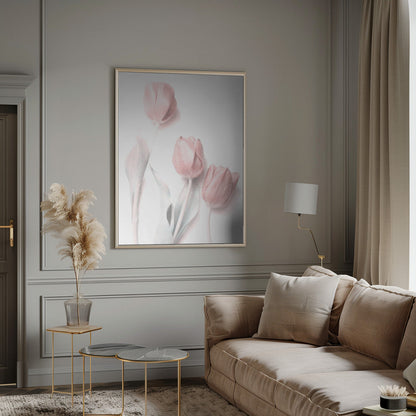  Sweet Pink Flower Wall Artwork 0