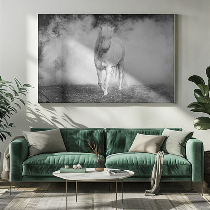 Artwork- Icelandic pony-34" x 22" Metalinches-Metal