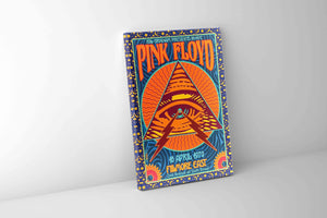 Canvas Wall Art-Pink Floyd- Vintage Music Poster