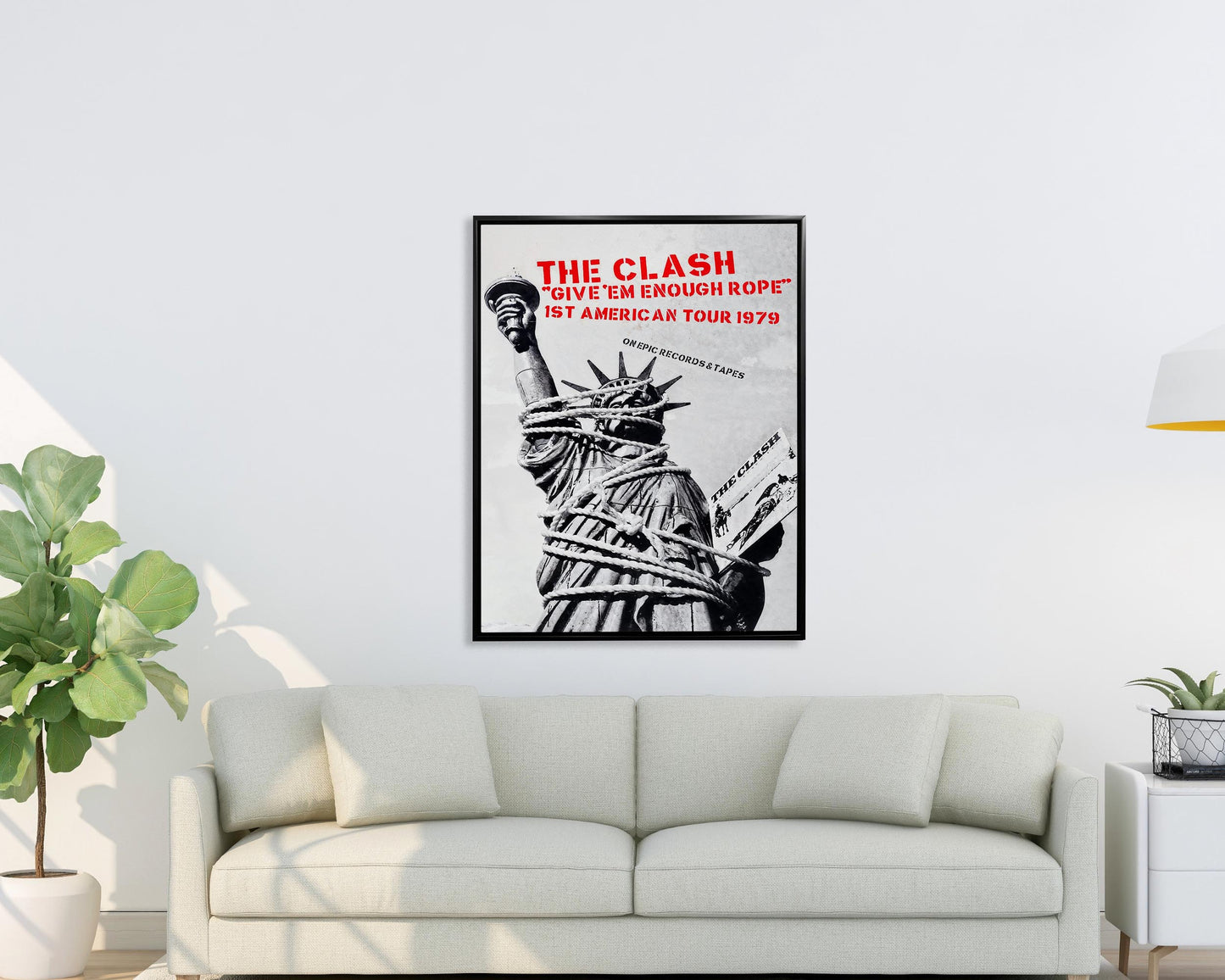 The Clash concert poster -Vintage Music Poster-Wall Decor