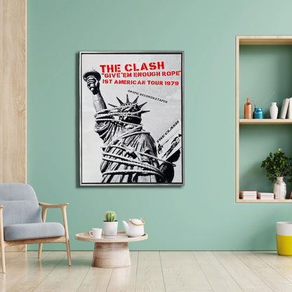 The Clash concert poster -Vintage Music Poster-Wall Decor