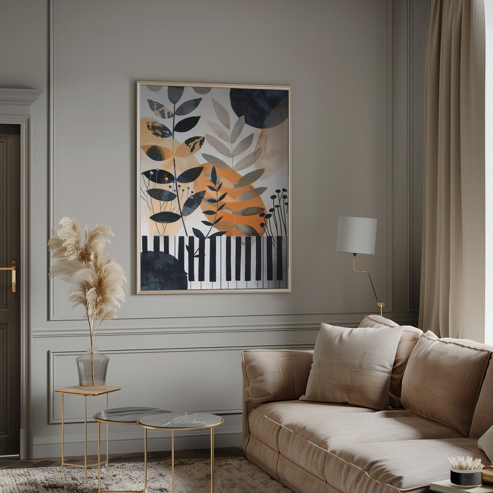 Muzyka Piano 1- -Music Poster Wall Artwork 0