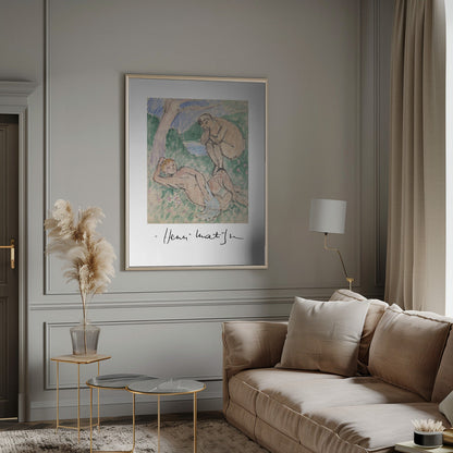 Artwork  Baigneurs Autographed -inches