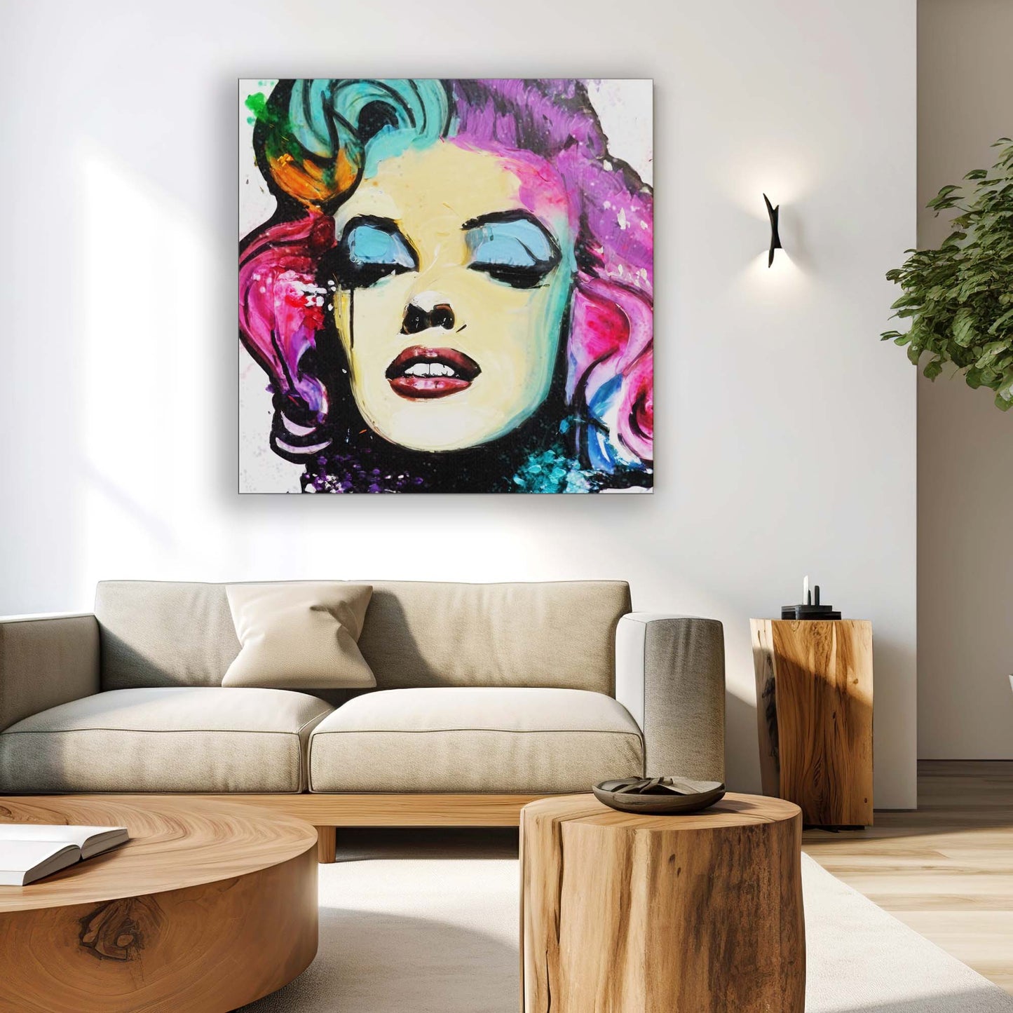 Marilyn in Urban Art-Wall decor-Canvas Art