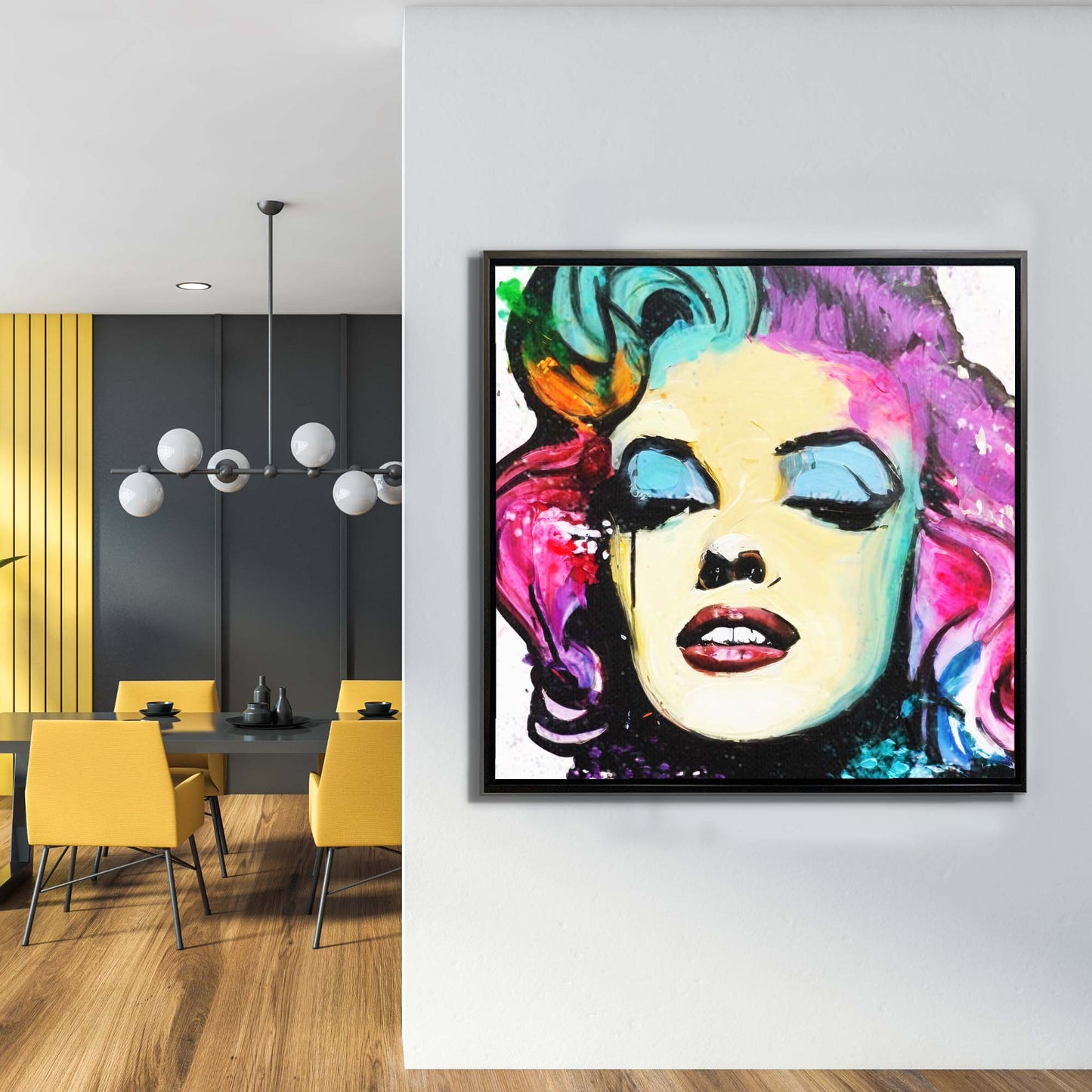 Marilyn in Urban Art-Wall decor-Canvas Art