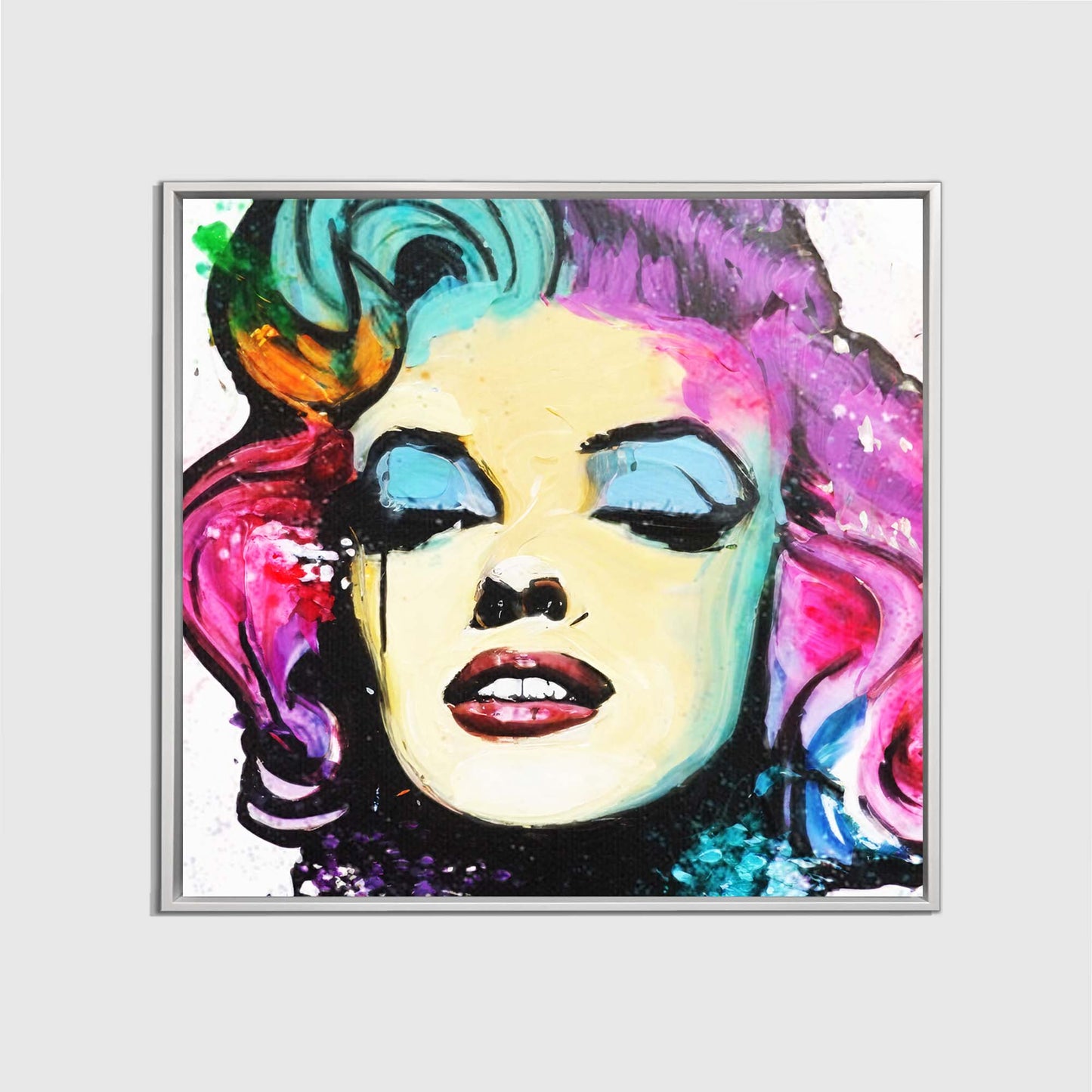 Marilyn in Urban Art-Wall decor-Canvas Art