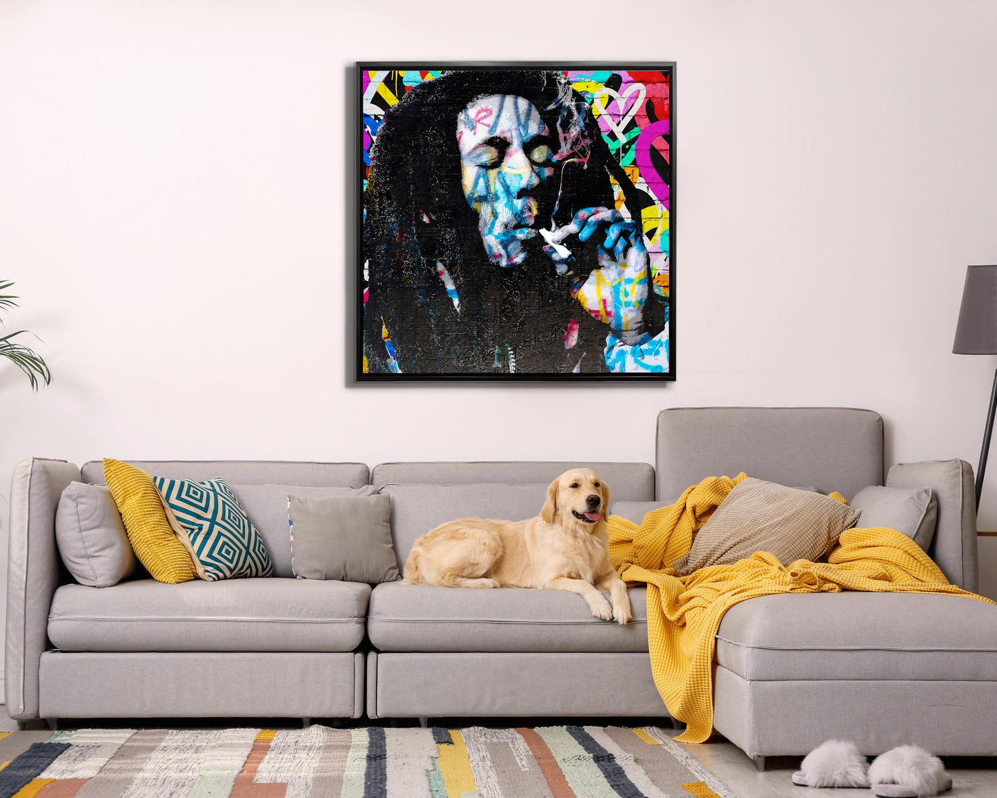 Canvas Wall Art- Bob Marley I- Wall Decor