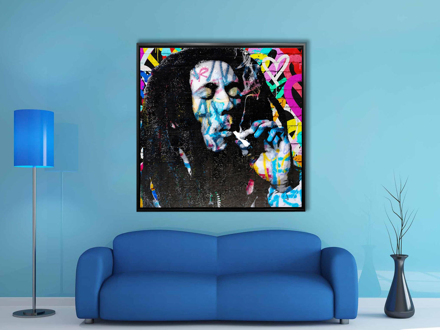 Canvas Wall Art- Bob Marley I- Wall Decor