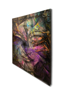 Dimensional Buddha -Fine Art Canvas- RGB varnish