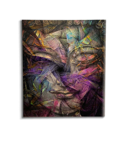 Dimensional Buddha -Fine Art Canvas- RGB varnish