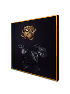 Wall Art-Gold Rose -Canvas Print