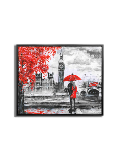 Cities Skyline-London/Big Ben-Canvas Print Vintage